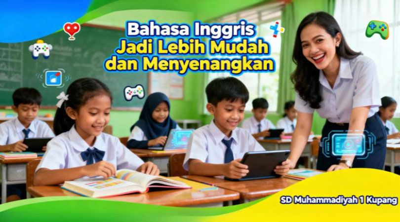 Guru SD Muhammadiyah 1 Kupang Sukses Terapkan LearningRoom: Bahasa Inggris Jadi Lebih Mudah dan Menyenangkan