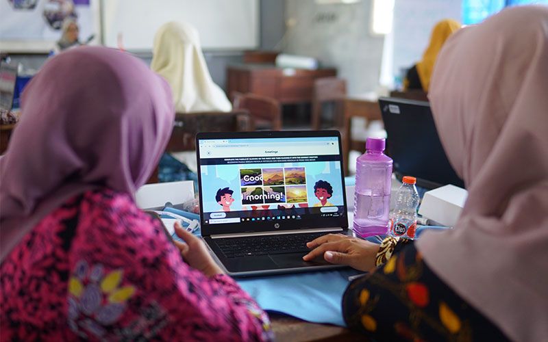 Guru-guru di Kendal menjajal platform Portal Murid dari LearningRoom