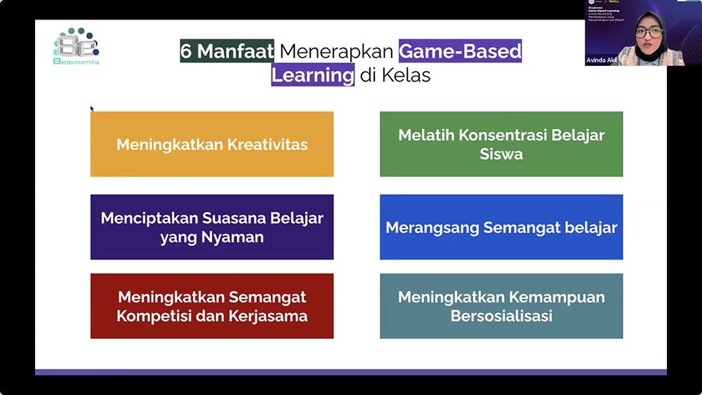 Webinar Pendidikan LearningRoom Teacher Community - Metode Game-Based Learning - Avinda Akil 02