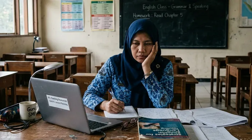 English Teachers in Indonesia Often Come from Different Fields
