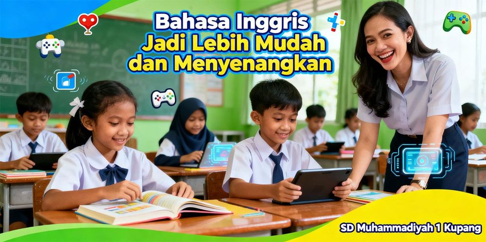 Guru SD Muhammadiyah 1 Kupang Sukses Terapkan LearningRoom: Bahasa Inggris Jadi Lebih Mudah dan Menyenangkan