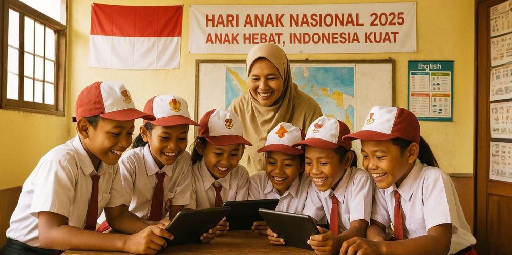 Hadiah Terbaik di Hari Anak Nasional: Akses Belajar Bahasa Inggris Digital untuk Semua!
