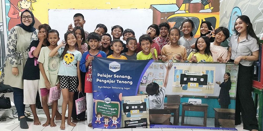 Kunjungi Sanggar Anak Harapan (SAH), LearningRoom Jadi Teman Belajar yang Nyaman Bagi Anak