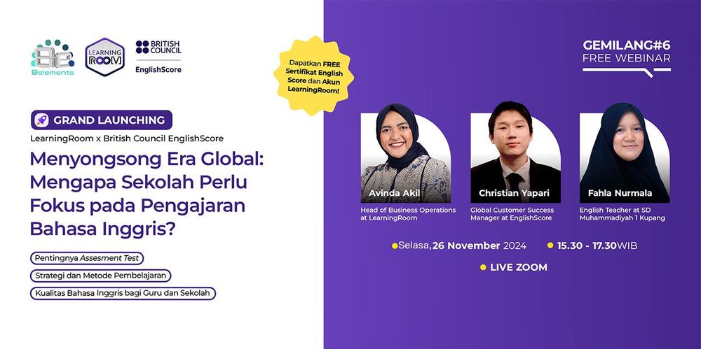 [Rekap - Gemilang#6] Pentingnya Pengajaran Bahasa Inggris di Era Global