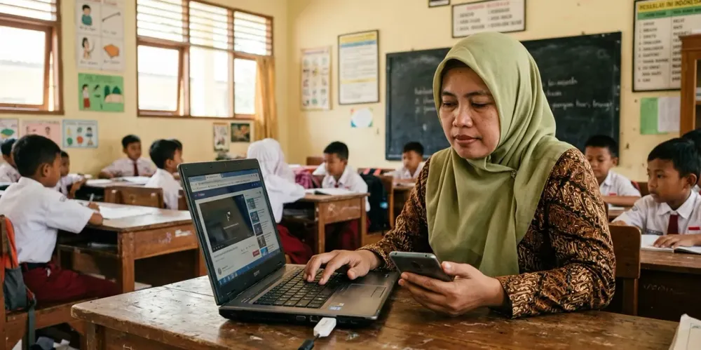 Teachers Are Going Digital, But There’s a Price They’re Paying