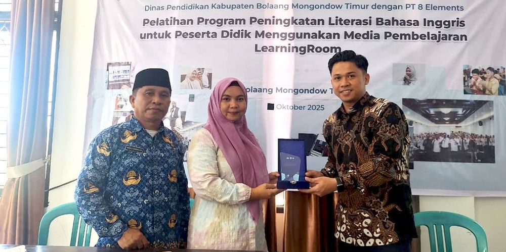 Pelatihan Implementasi LearningRoom di Bolaang Mongondow Timur: Kolaborasi Dinas Pendidikan dan PT 8 Elements