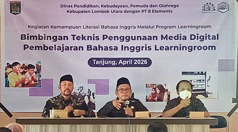 LearningRoom Promotes Early English Learning to Strengthen Tourism Talent in North Lombok