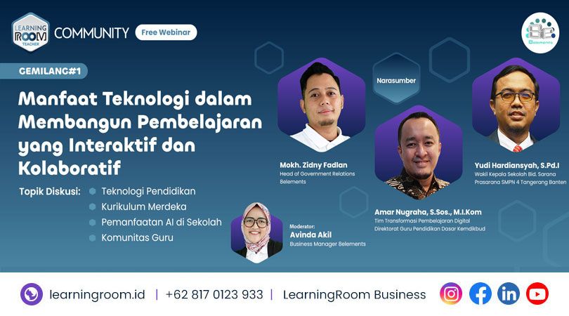 Webinar GEMILANG#1: Telisik Manfaat dan Permasalahan Digitalisasi Pendidikan