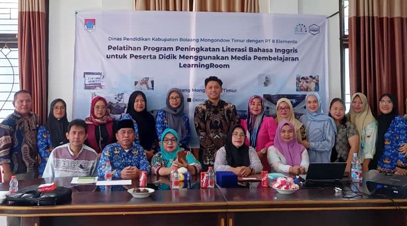 Pelatihan Implementasi LearningRoom di Boltim: Kolaborasi Dinas Pendidikan dan PT 8 Elements